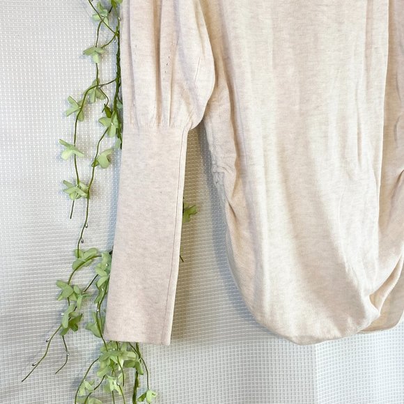 A Pea In The Pod Boat Neck Side Ruched Balloon Long Sleeve Pullover Swea… - Picture 7 of 13